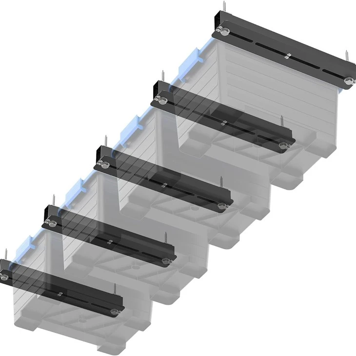 Overhead Storage Tote Slide System
