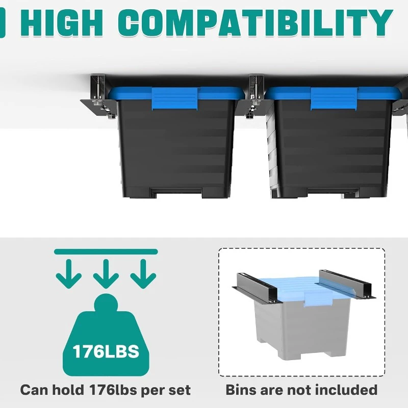 Overhead Storage Tote Slide System Overhead Storage Tote Slide System